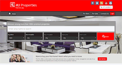 Desktop Screenshot of foruproperties.com